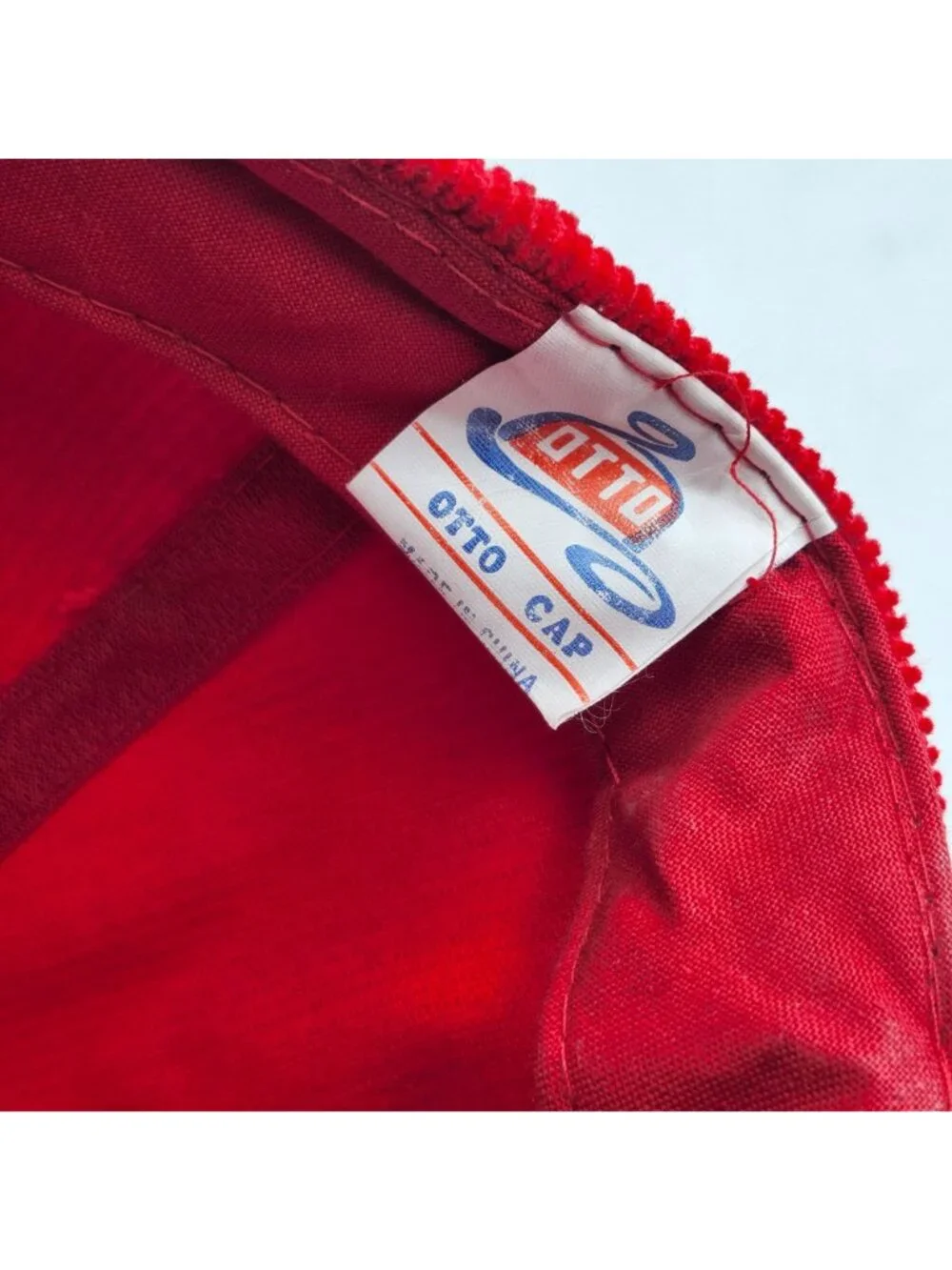 Panella Trucking Inc Red Corduroy Zipper Back Hat By Otto Cap